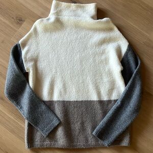 Color block sweater